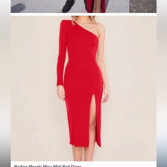 NADINE MERABI Dresses & Skirts - Nadine Merabi Mina Dress Red